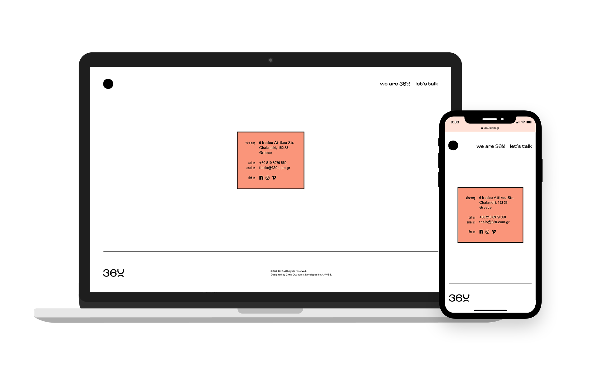 360 Event - Contact Page