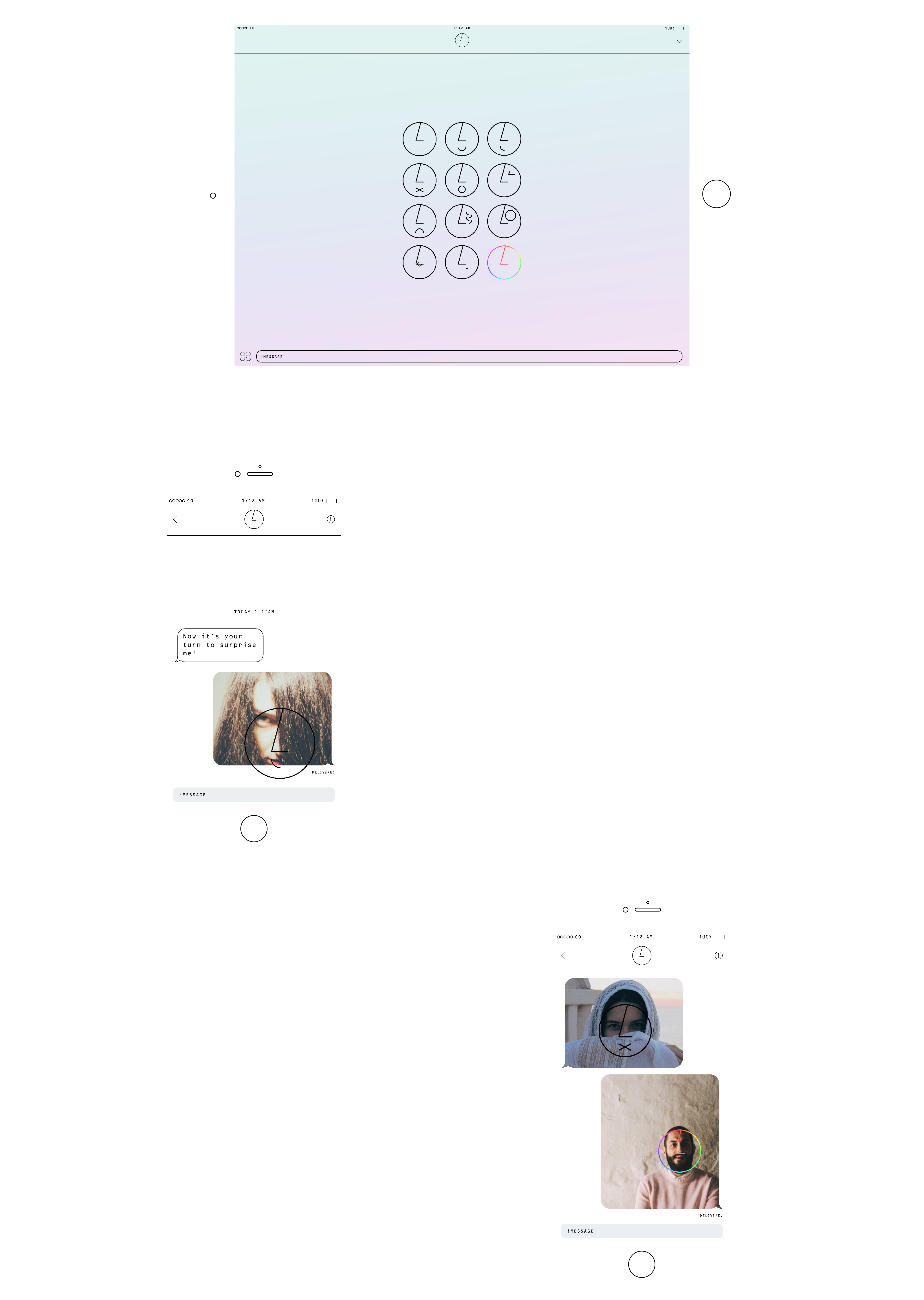 Minimal Expressions - iMessage Sticker Pack