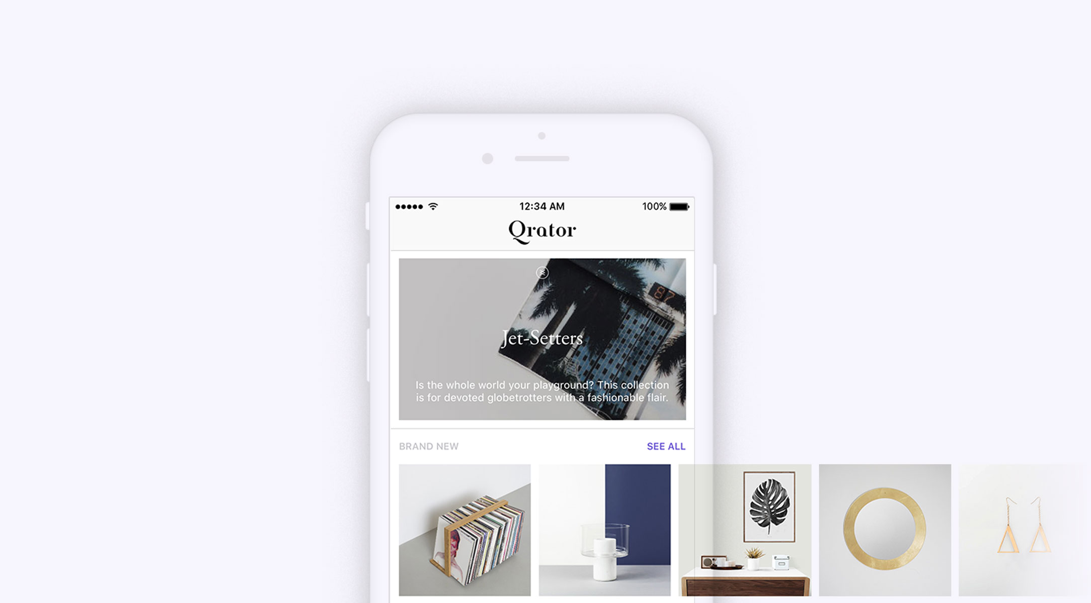 Qrator iOS App - Home