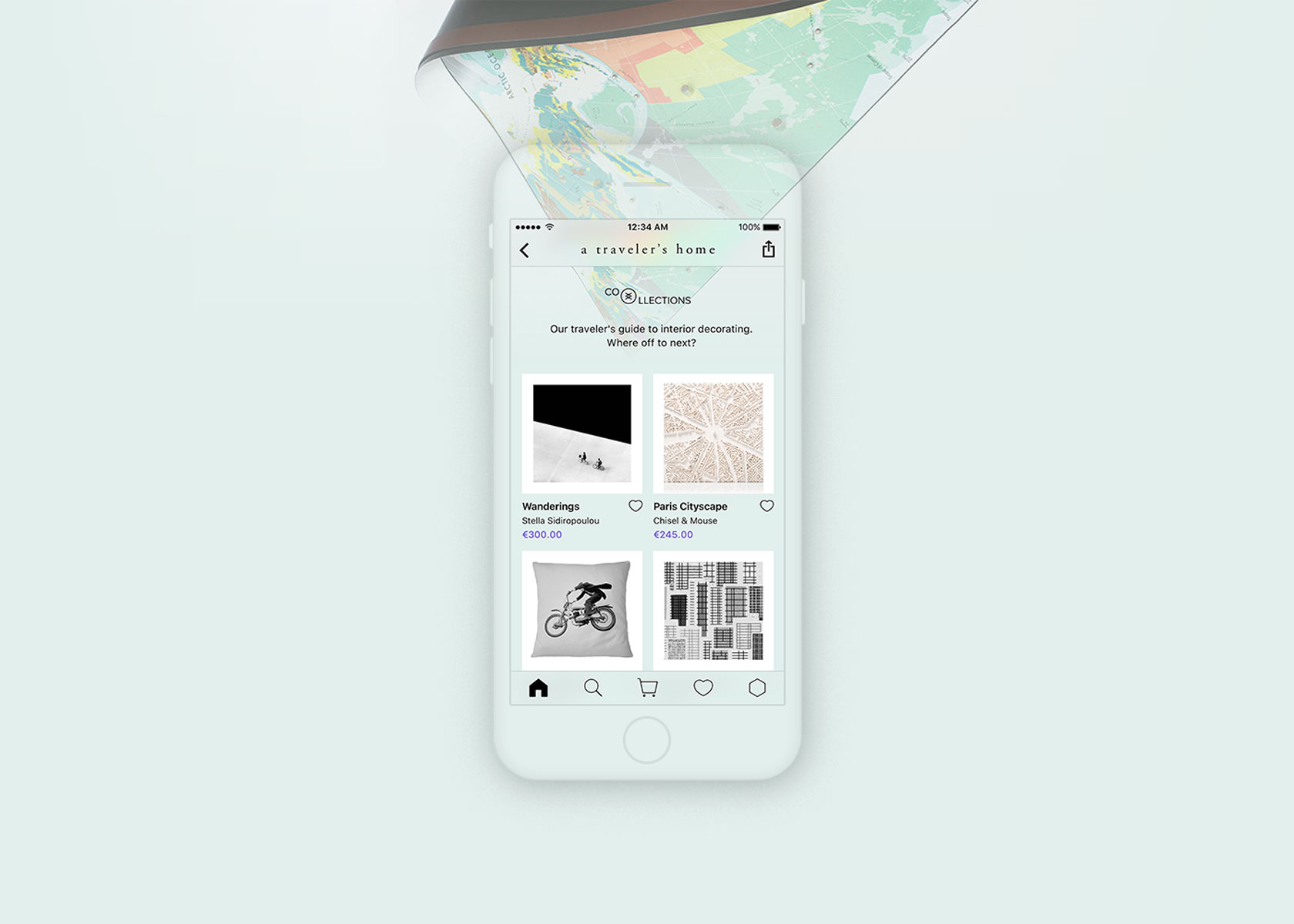 Qrator iOS App - Collection - A Traveller's Home