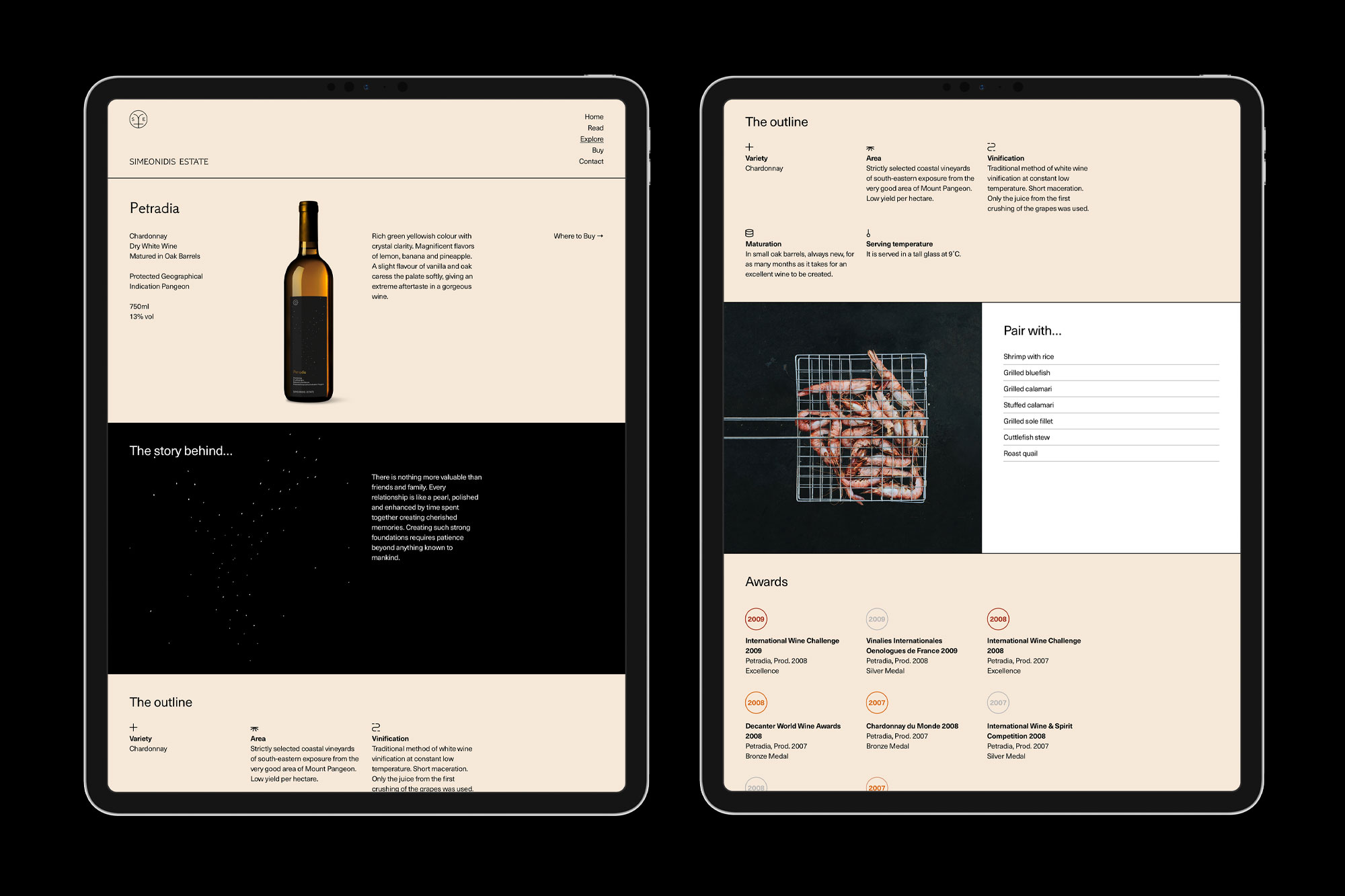 Website Design - Premium Wines